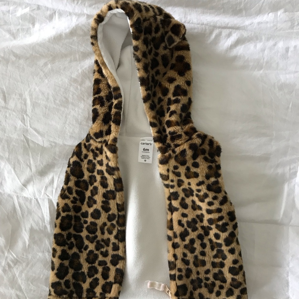Leopard vest - infant